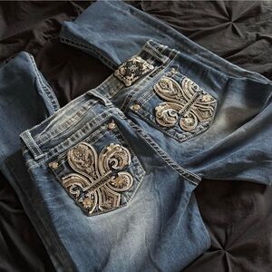 Miss Me Embroidered Jeans Chloe Boot Cut